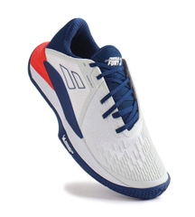 Giày Babolat Fury 3 - trắng đỏ xanh