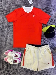 Bộ Wilson - Áo cam đỏ quần kem