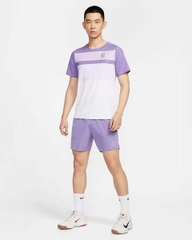 Bộ Nike tem vuông - Trắng tím