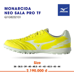 Mizuno Monarcida Neo Sala Pro - Vàng - Q1GB232101