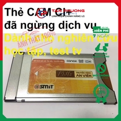 Thẻ CAM (AVG) hỗ trợ khe CI+ conax Mới Tinh phục vụ nhu cầu nghiên cứu học tập, test sản phẩm cho đơn vị sản xuất tv