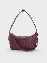 Ivette Woven Shoulder Bag