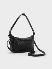 Ivette Woven Shoulder Bag