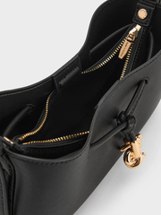 Mila Recycled Suede Shoulder Bag