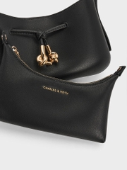 Mila Recycled Suede Shoulder Bag