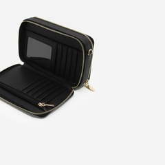 Quilted Boxy Long Wallet