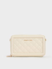 Quilted Boxy Long Wallet