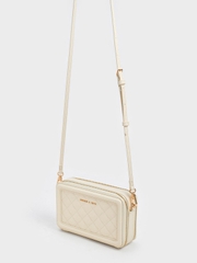 Quilted Boxy Long Wallet