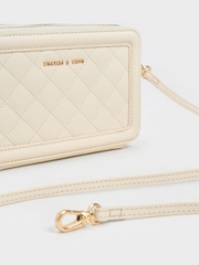 Quilted Boxy Long Wallet