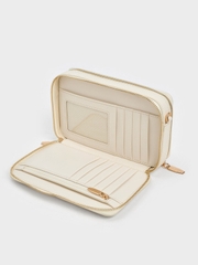 Quilted Boxy Long Wallet