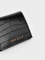 Croc-Effect Small Wallet