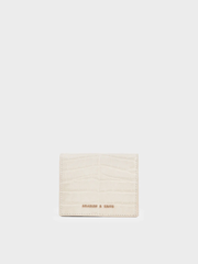Croc-Effect Small Wallet