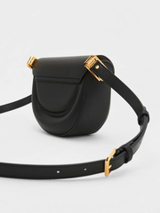 Koa Half-Moon Saddle Bag
