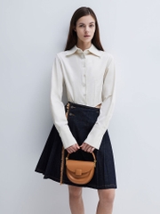 Koa Half-Moon Saddle Bag