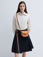 Koa Half-Moon Saddle Bag
