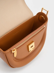 Koa Half-Moon Saddle Bag