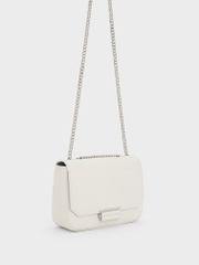 Chain Strap Square Bag