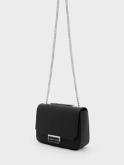 Chain Strap Square Bag