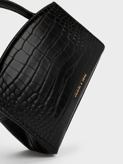 Aubrielle Croc-Effect Top Handle Bag