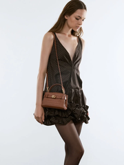 Aubrielle Croc-Effect Top Handle Bag