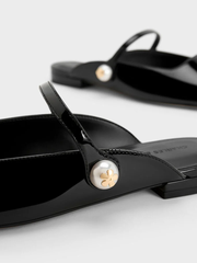 Aeryn Pearl Embellished Flat Mules