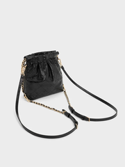 Duo Chain-Handle Two-Way Backpack