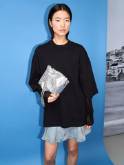 Duo Chain-Handle Two-Way Backpack