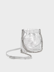 Duo Chain-Handle Two-Way Backpack