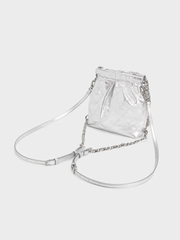 Duo Chain-Handle Two-Way Backpack