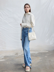 Duo Chain-Handle Two-Way Backpack