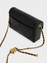 Tallulah Quilted Clutch Bag