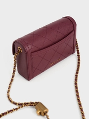 Tallulah Quilted Clutch Bag