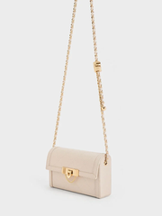 Tallulah Quilted Clutch Bag