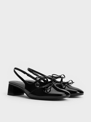 Dorri Double-Bow Slingback Pumps