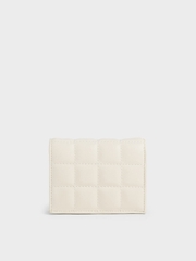 Cassia Quilted Chain-Handle Mini Wallet