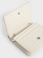 Cassia Quilted Chain-Handle Mini Wallet