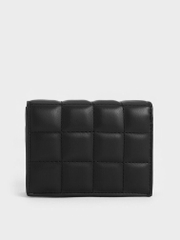 Cassia Quilted Chain-Handle Mini Wallet