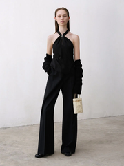 Apfra Quilted Elongated Mini Rectangular Bag