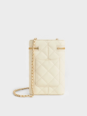 Apfra Quilted Elongated Mini Rectangular Bag