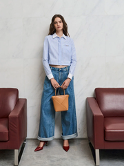 Midori Geometric Long Tote Bag