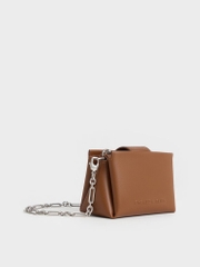 Bosie Metallic Top Handle Pouch
