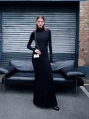 Bosie Metallic Top Handle Pouch