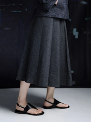 V-Strap Slingback Thong Sandals