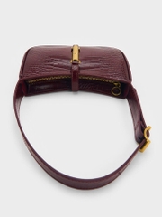 Cesia Croc-Effect Metallic-Accent Shoulder Bag