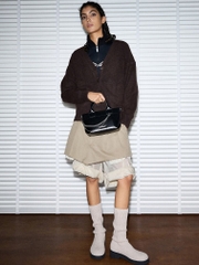 Atwood Crinkle-Effect Chain-Embellished Tote Bag