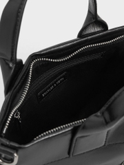 Atwood Crinkle-Effect Chain-Embellished Tote Bag