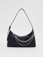 Atwood Chain-Embellished Shoulder Bag
