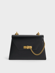Samantha Envelope Chain-Handle Bag
