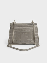 Samantha Envelope Chain-Handle Bag