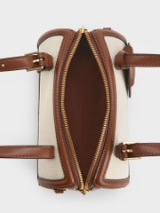 NEWEnola Canvas Two-Tone Bowling Bag